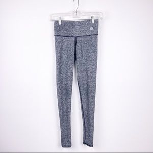 Pure Barre Grey Marled High Waisted Leggings